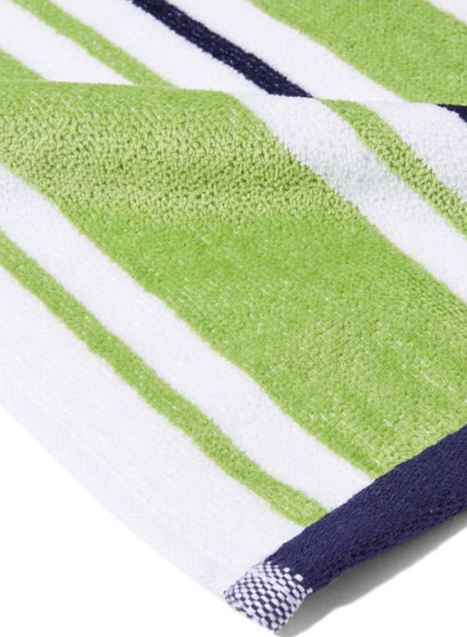 Khools Cotton Bath Sheet Blue/White/Green 80x160cm