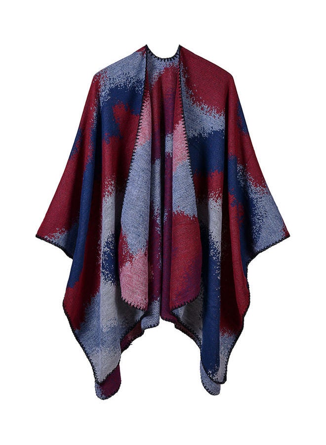 Fashion Women Poncho Cardigan Sweater Shawl Multicolour