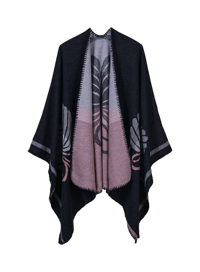 Fashion Women Poncho Cardigan Sweater Shawl Multicolour