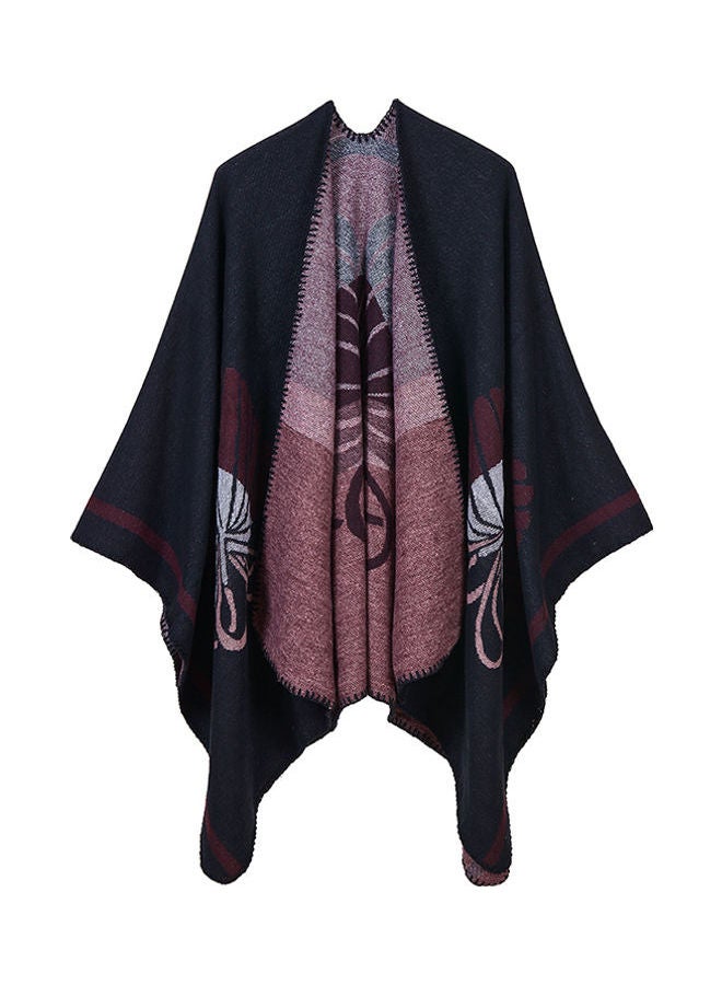 Fashion Women Poncho Cardigan Sweater Shawl Multicolour