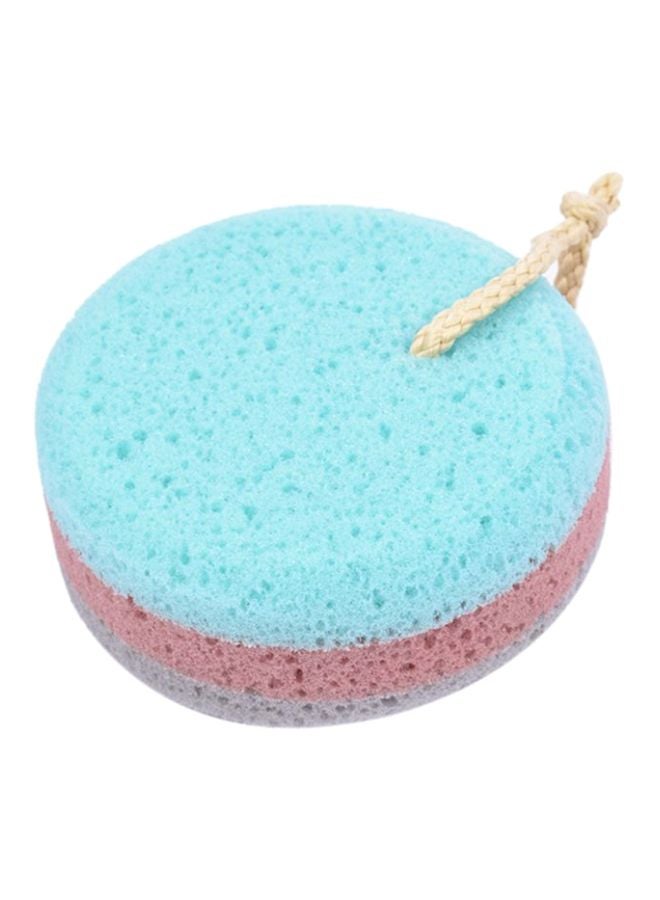 Home Concept Foam Bath Shower Sponge Blue/Brown/Grey 20x18x5cm  - Image 1
