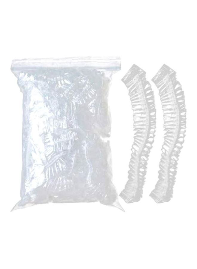 Generic 50-Piece Disposable Shower Cap Set White  - Image 1