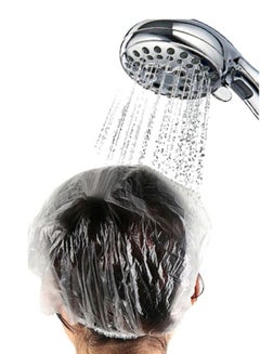 ماركة غير محددة مجموعة قبعات استحمام قابلة للاستخدام مرة واحدة من 50 قطعة أبيض  - Image 2