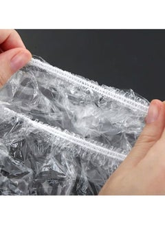 ماركة غير محددة مجموعة قبعات استحمام قابلة للاستخدام مرة واحدة من 50 قطعة أبيض  - Image 4