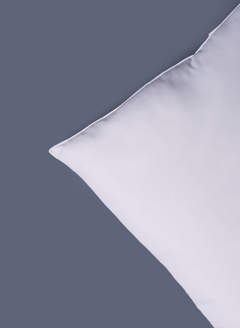 Noon East Home Delight Serene Pillow - 100% Polyester With Microfiber Infill Solid White 48 x 74cm - Image 3