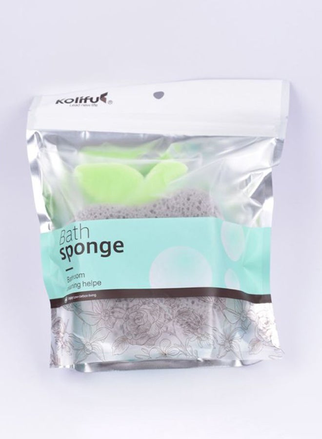 Home Concept Foam Bath Shower Sponge Grey/White/Blue 20x18x4cm  - Image 2