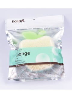 Home Concept Foam Bath Sponge Pink/Blue/Green 20x18x4cm  - Image 2