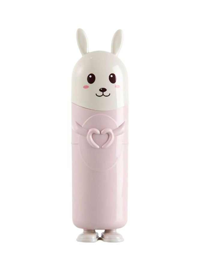 Beauenty Portable Tooth Brush Container Pink 6x4.5x22cm  - Image 1