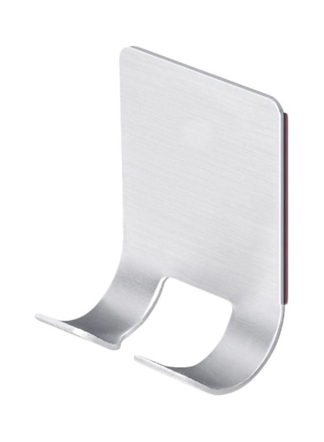 Beauenty Wall Mounted Toothbrush Holder Silver 6.3x4.5cm 