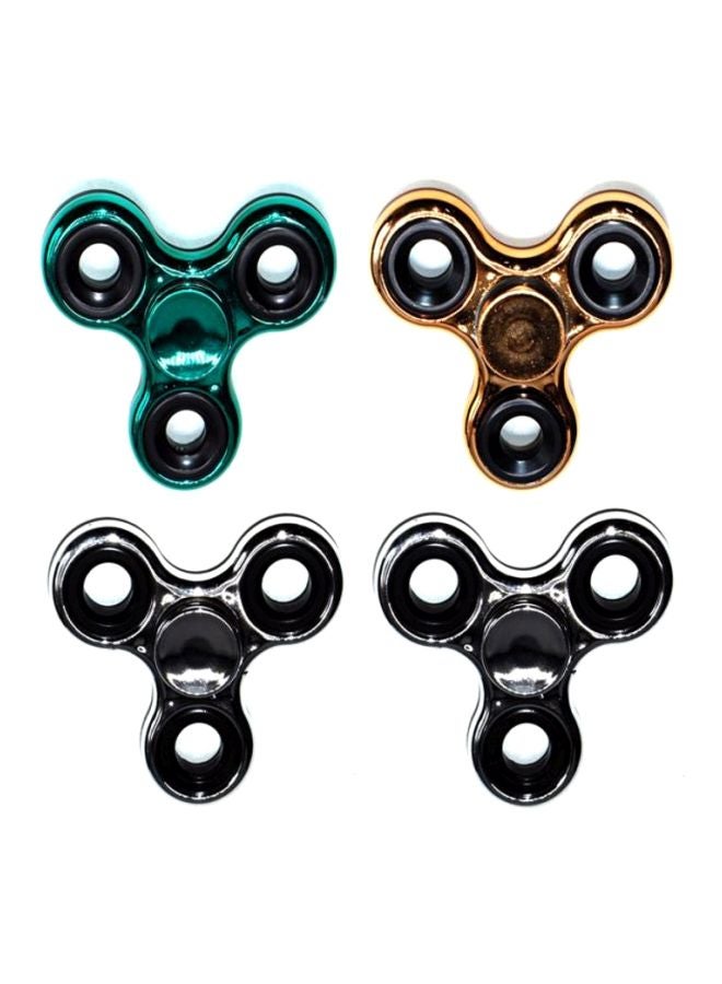 Cool Baby 4-Piece Stainless Steel Fidget Spinner Set 6.5x0.65x6.5cm  - Image 2
