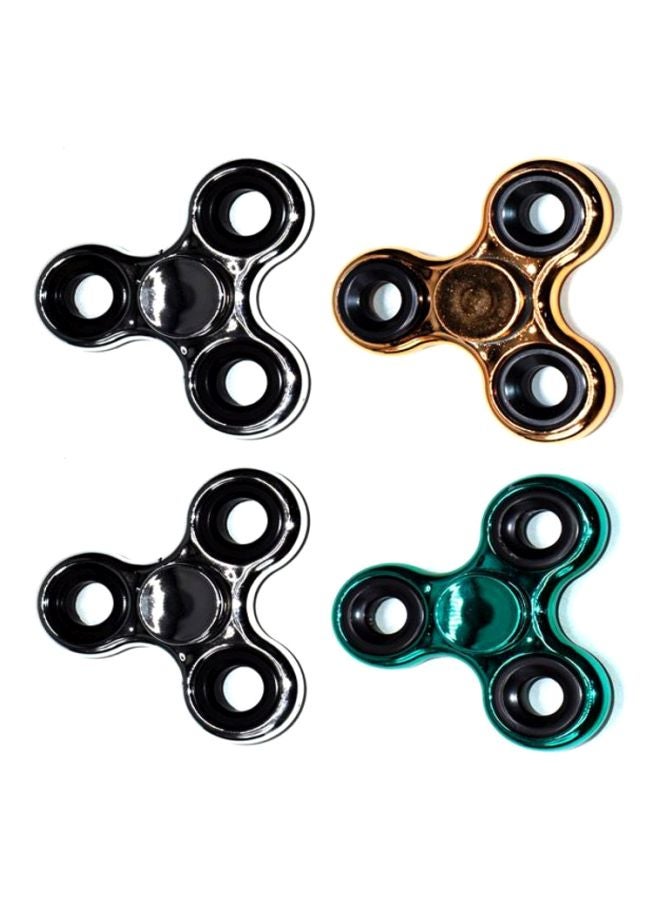 Cool Baby 4-Piece Stainless Steel Fidget Spinner Set 6.5x0.65x6.5cm  - Image 4