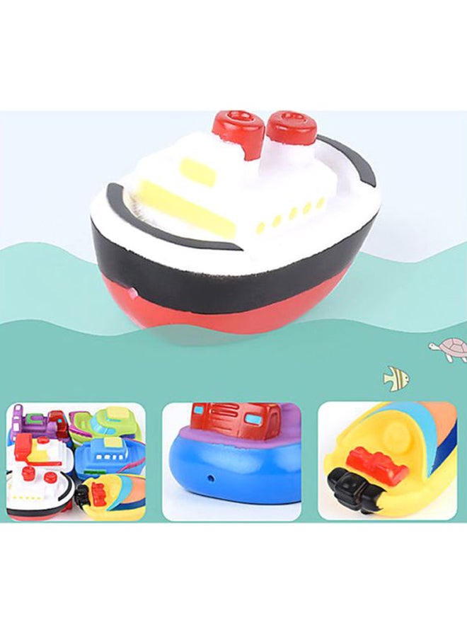 Beauenty Pack Of 6 Soft Rubber Water Jet Boat Bath Toys 8.5x5x4.5cm - Image 3