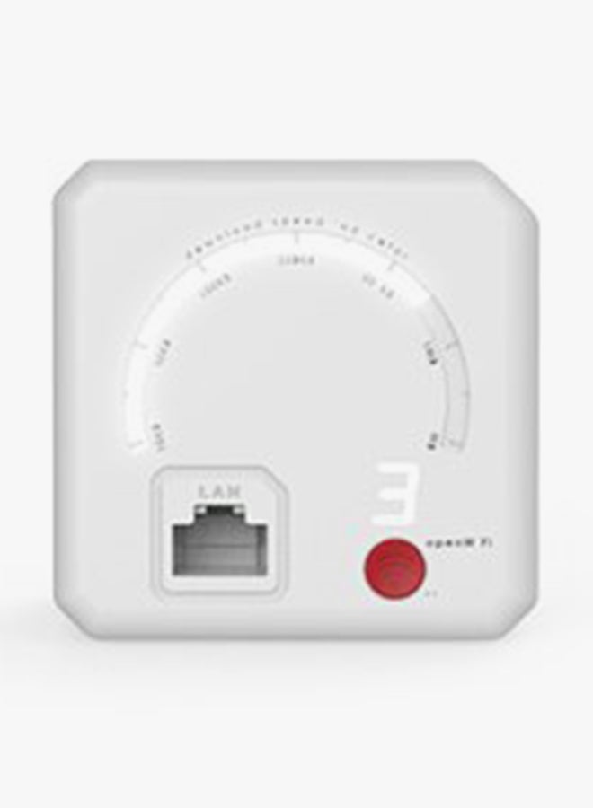 Allocacoc 4-Way Power Cube Original Socket White/Grey 10cm - Image 5