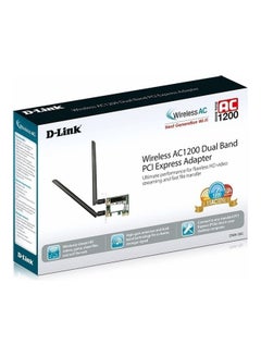D-Link Wireless Ac1200 Dual Band Pci Express Adapter Black  - Image 1