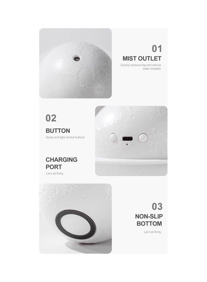 Generic - Saturn Shaped Humidifier With Bracket 220W White - Image 1