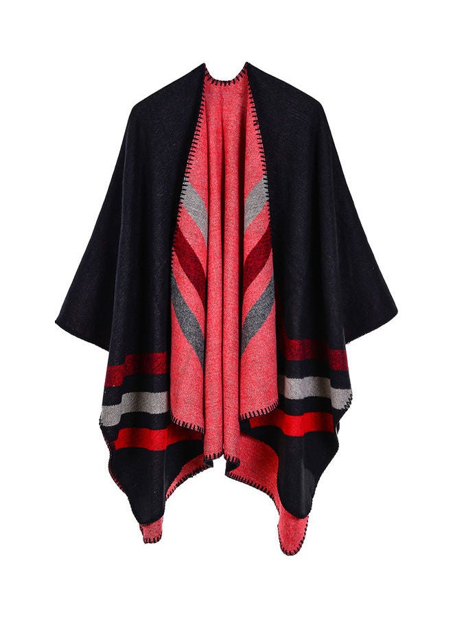 Fashion Women Faux Cashmere Winter Capes Sweater Shawl Multicolour - Image 1