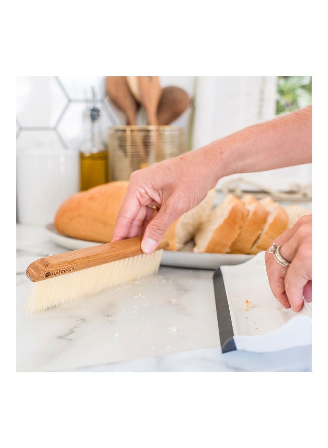 Full Circle Crumb Runner-Counter Sweep Plus Squeegee White 7 x 2.75 x 1inch - Image 2