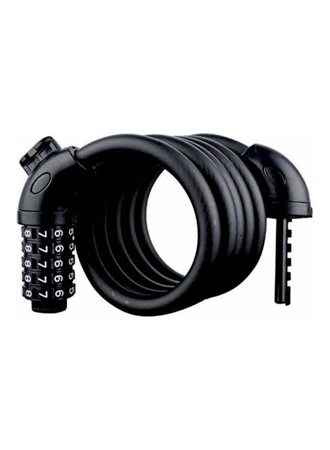 AIWANTO - 5-Digit Code Bike Lock Coiling Resettable Combination 1.2meter - Image 1