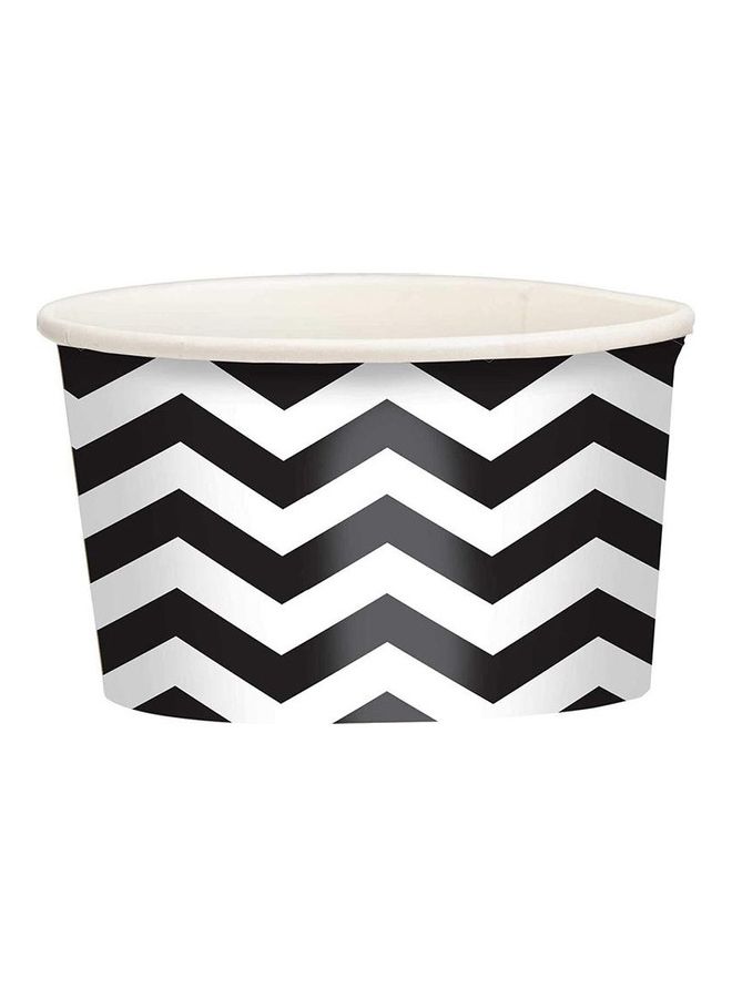Amscan Pack Of 20 Chevron Printed Paper Treat Cups