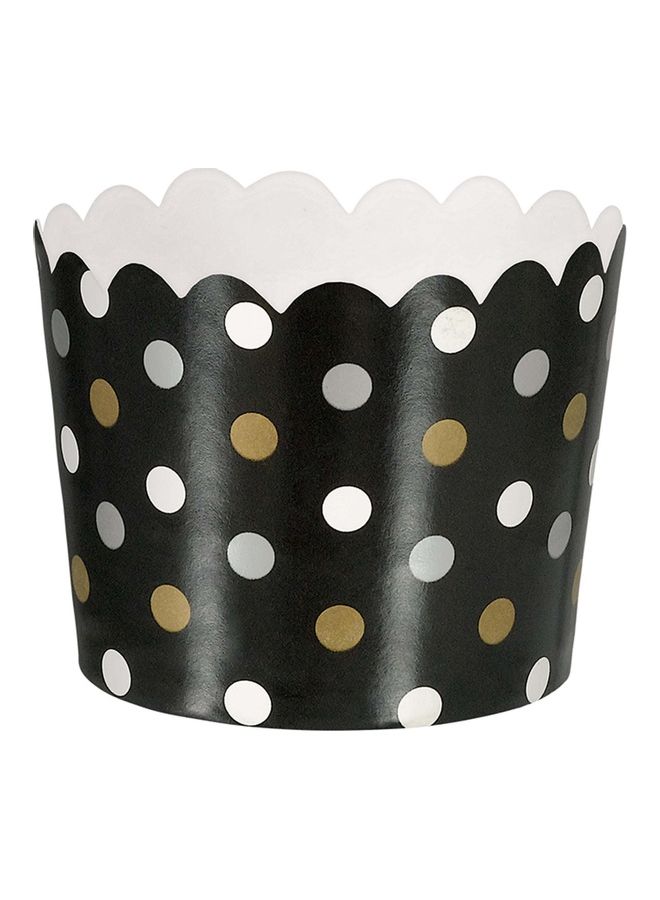 Amscan Pack Of 36 Chevron Dotted Paper Snack Cups