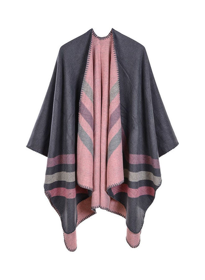 Fashion Women Faux Cashmere Winter Capes Sweater Shawl Multicolour