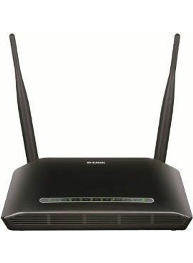 D-Link - 4-Port N300 High Speed Wireless Router Black - Image 1
