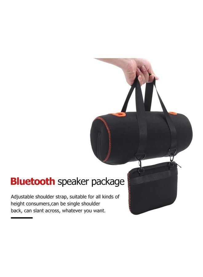 Protective Carrying Storage Bag For JBL Xtreme 2 Black/Orange  - Image 3