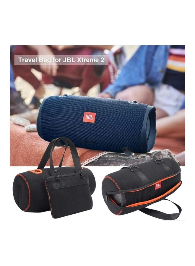 Protective Carrying Storage Bag For JBL Xtreme 2 Black/Orange  - Image 4