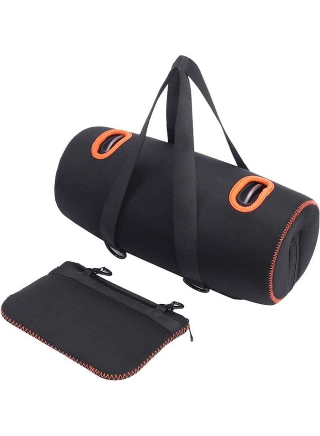 Protective Carrying Storage Bag For JBL Xtreme 2 Black/Orange  - Image 5