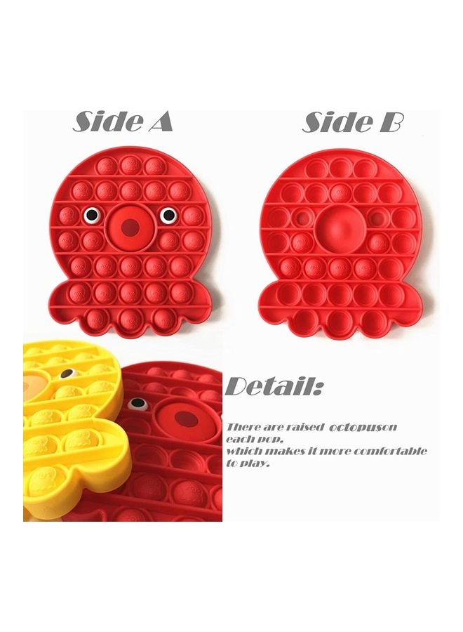XiuWoo High-Quality Silicone Squeeze Push Pop Bubble Sensory Fidget Stress Relieve Squishy Toy 12.5x1.5x14.5cm - Image 3