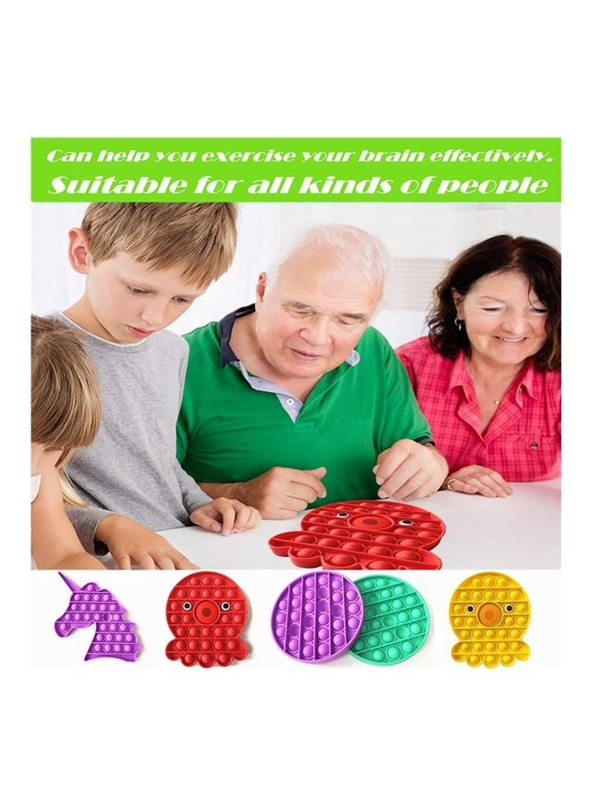 XiuWoo High-Quality Silicone Squeeze Push Pop Bubble Sensory Fidget Stress Relieve Squishy Toy 12.5x1.5x14.5cm - Image 4