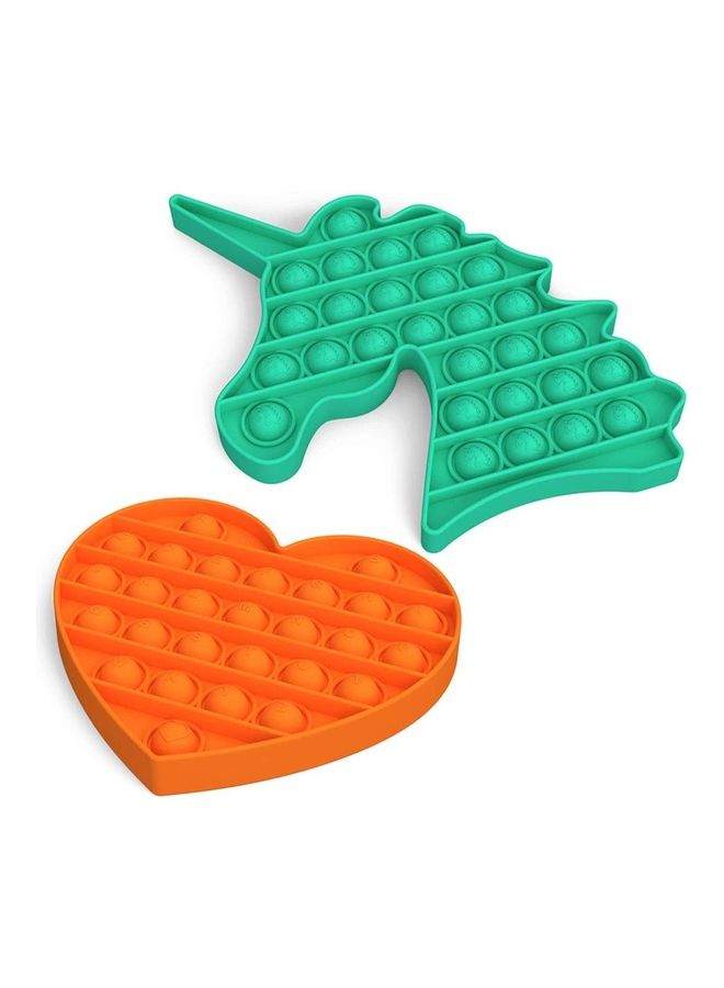 XiuWoo 2-Piece Push Pop Bubble Sensory Fidget Toy - Image 1