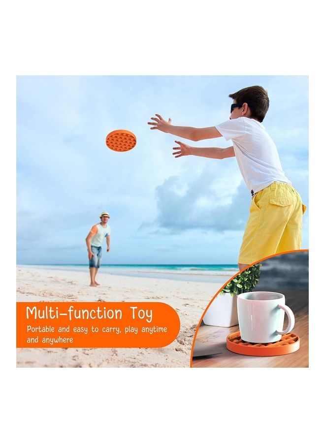 شو وو لعبة إسفنجية قابلة للضغط لتخفيف التوتر بتصميم فقاعة تعمل بالضغط للأطفال 12.7x1.5x12.7سم - Image 3