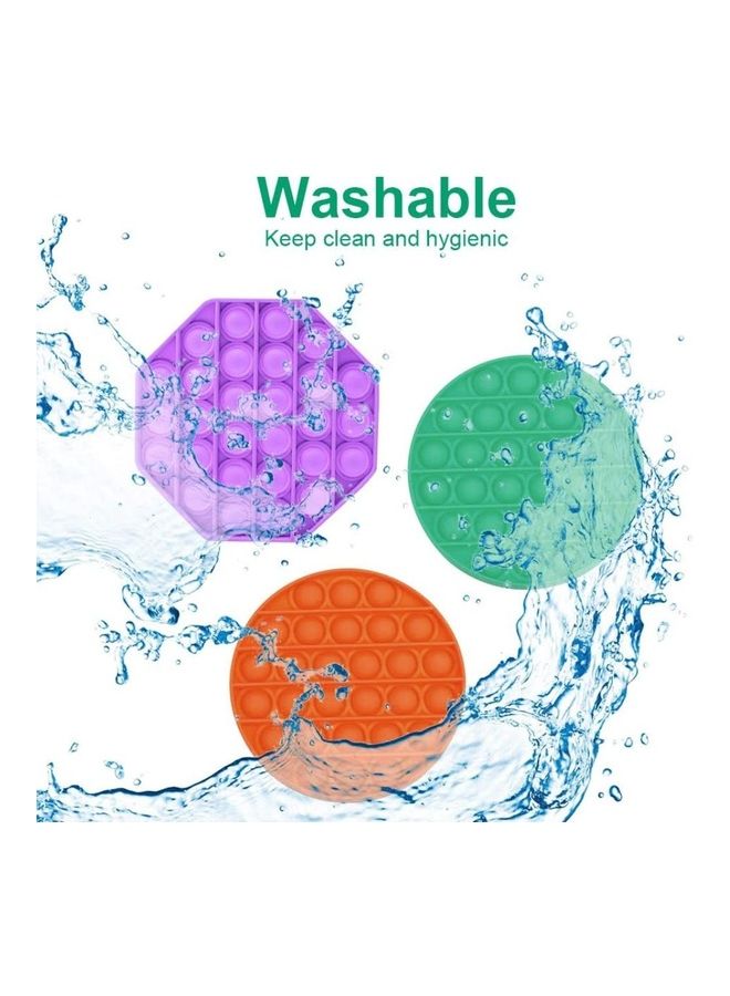 XiuWoo 3- Piece Push Pop Bubble Sensory Fidget Toy - Image 3