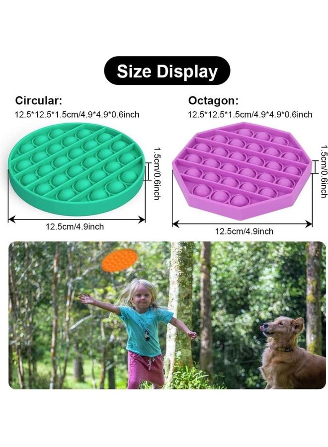 XiuWoo 3- Piece Push Pop Bubble Sensory Fidget Toy - Image 5