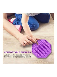 XiuWoo Push Pop Bubble Silicon Sensory Fidget Toy Multicolour Comfortable Bubbles 4.72x4.72inch  - Image 4