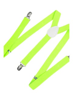 Y-Shaped Clip-On Adjustable Suspender Belt Light Green