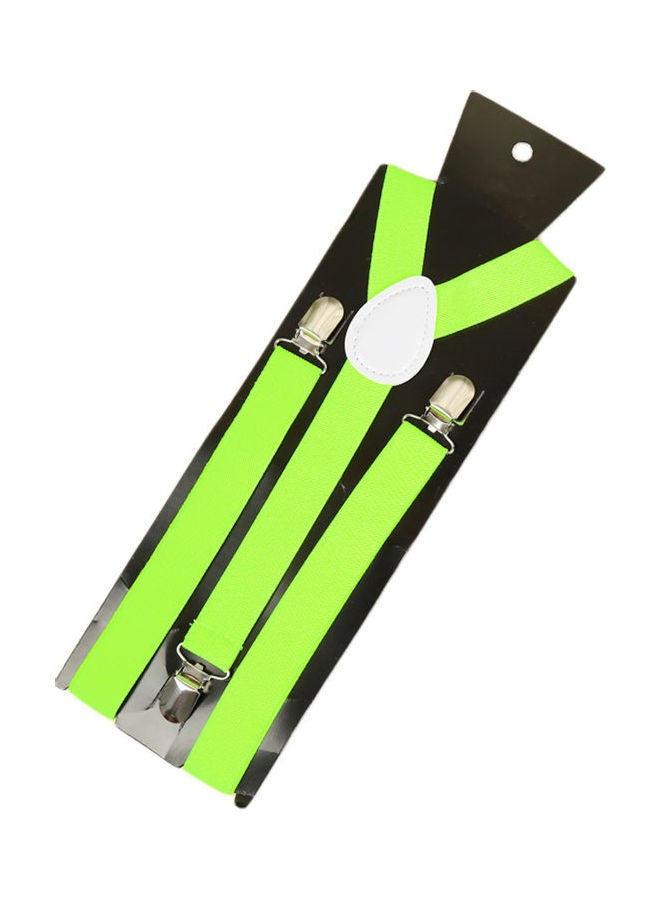 Generic - Y-Shaped Clip-On Adjustable Suspender Belt Light Green - Image 1