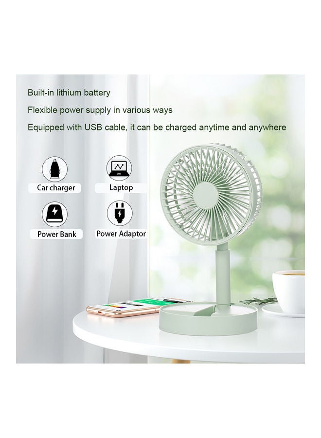 مروحة مكتب بتصميم قابل للطي ومُزود بمنفذ USB بقدرة 220 وات H33905GR_JX أخضر