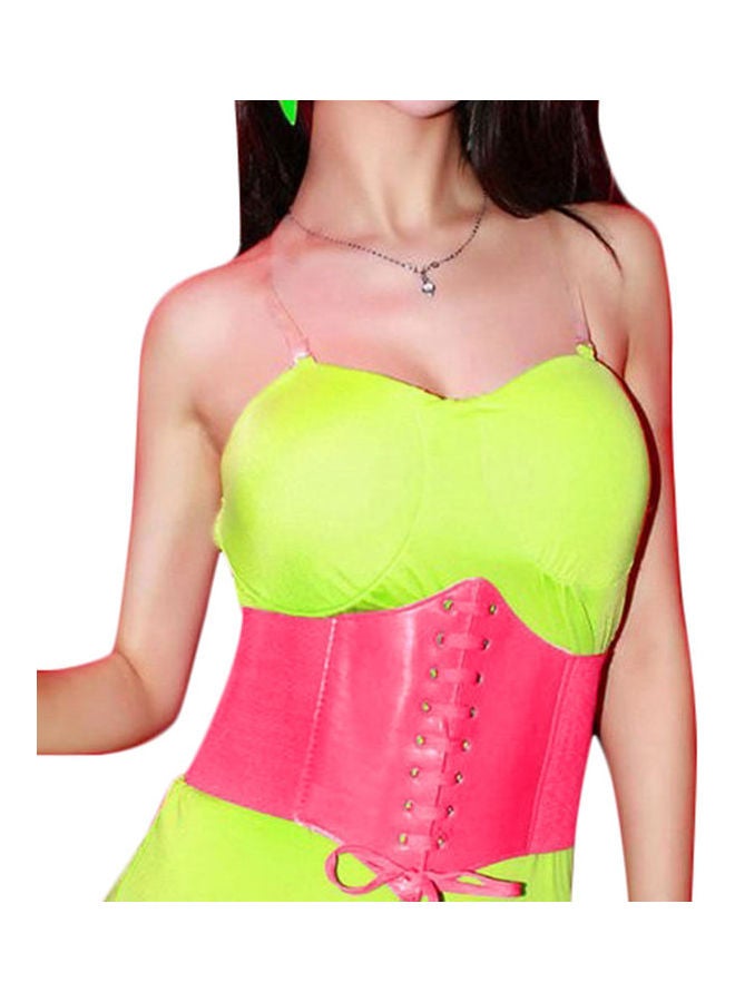 Elastic Cincher Wide Waistband Rose - Image 2