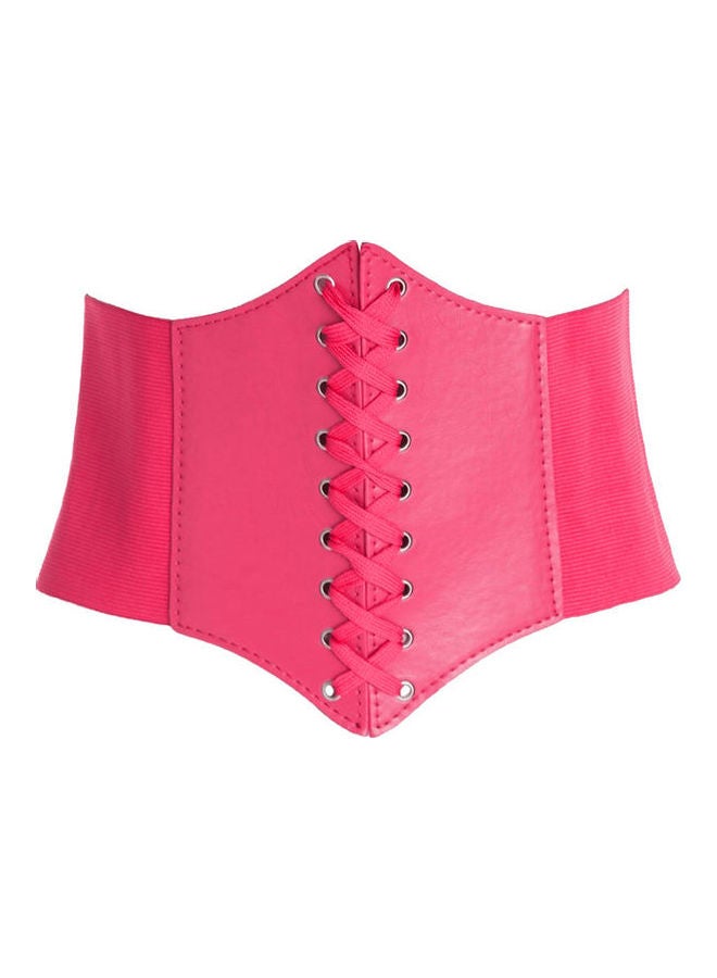 Elastic Cincher Wide Waistband Rose - Image 3