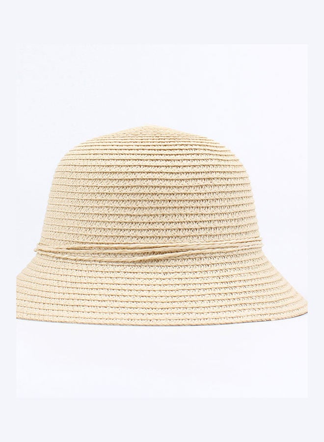 Generic Wide Brim Floppy Summer Straw Casual Children Flat Pink  - Image 2