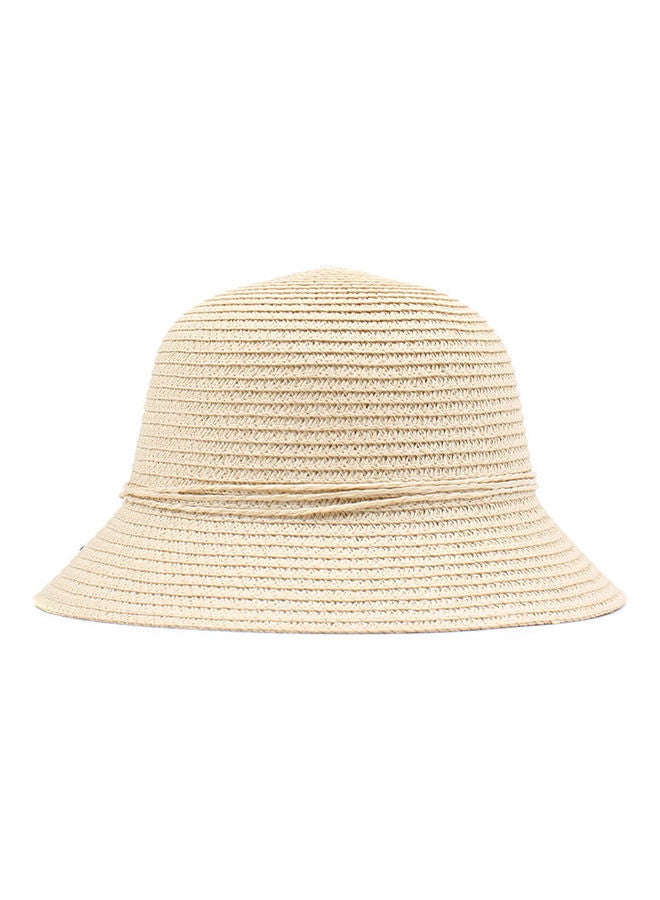 Generic Wide Brim Floppy Summer Straw Casual Children Flat Pink  - Image 3