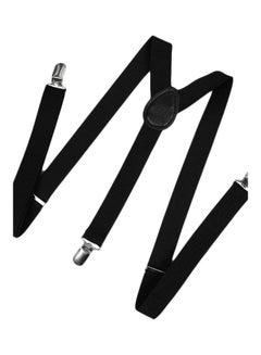 Generic Y-Shaped Clip-On Adjustable Suspender Belt Black  - Image 1