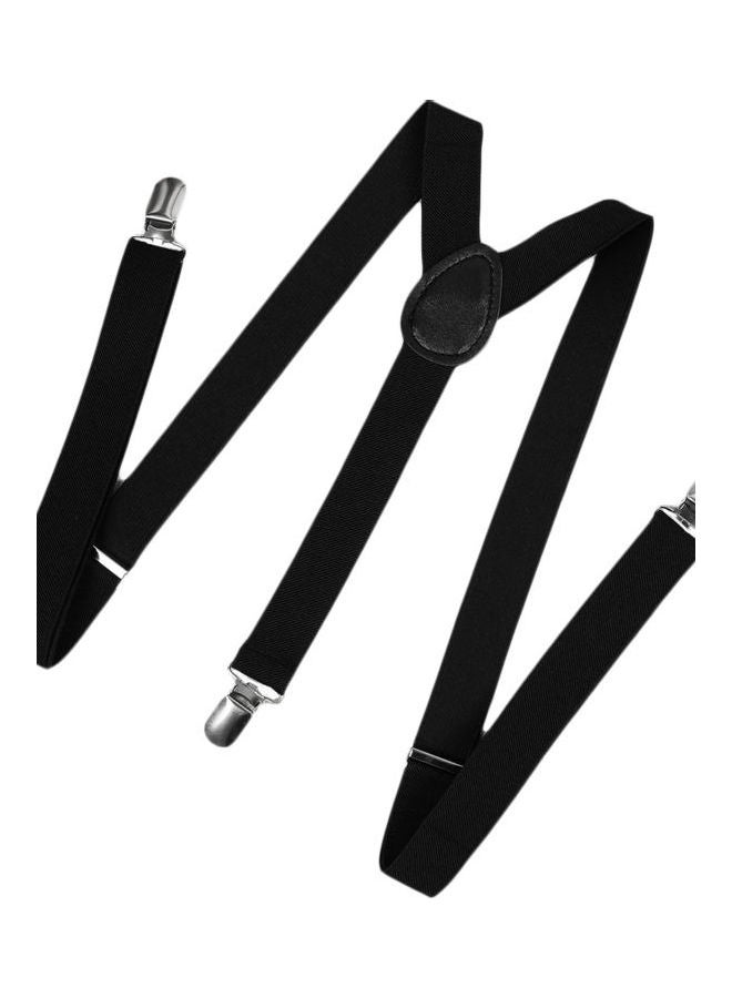 Generic Y-Shaped Clip-On Adjustable Suspender Belt Black  - Image 1