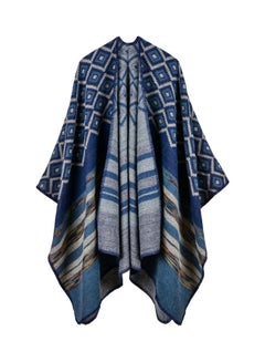 Cape Shawl Cardigan Sweater Multicolour
