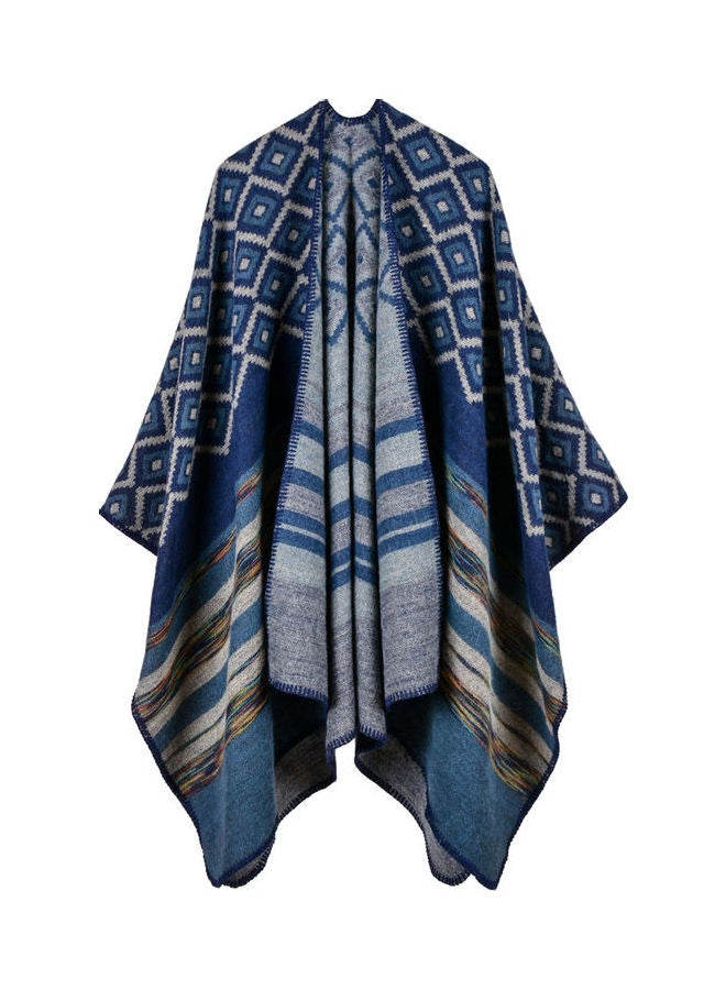 Generic - Cape Shawl Cardigan Sweater Multicolour - Image 1