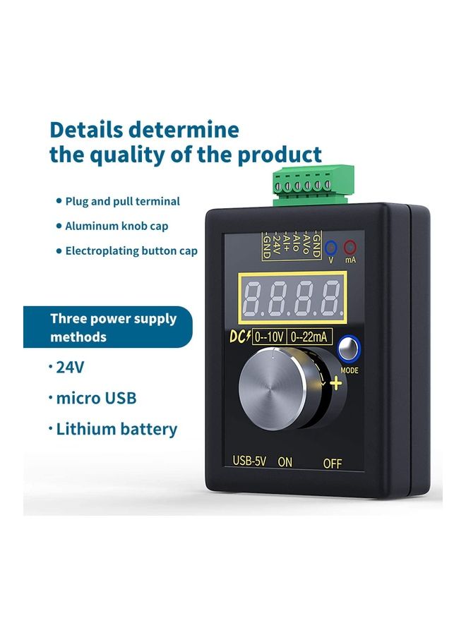 Handheld Current Generator black 9 x 3cm - Image 2