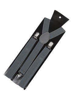 Generic Y-Shaped Clip-On Adjustable Suspender Belt Grey  - Image 2