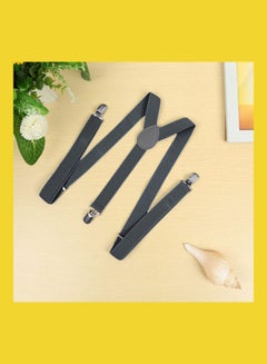 Generic Y-Shaped Clip-On Adjustable Suspender Belt Grey  - Image 3